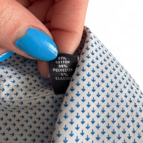 Van Heusen‎ Flex | Men's Dress Shirt | Size 17 32/33 | Regular Fit Stretch - Picture 3 of 7